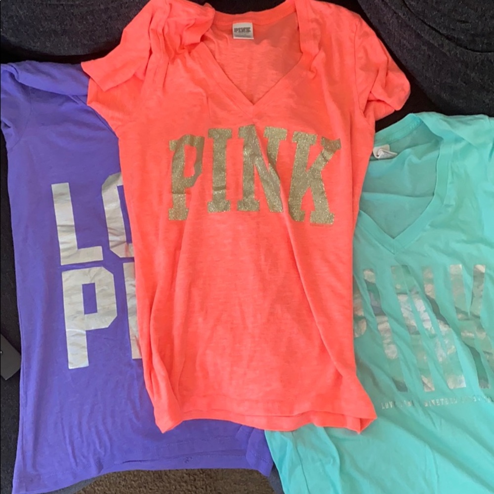 Victoria’s Secret (Bundle of 3) VS PINK (L) SHIRTS
